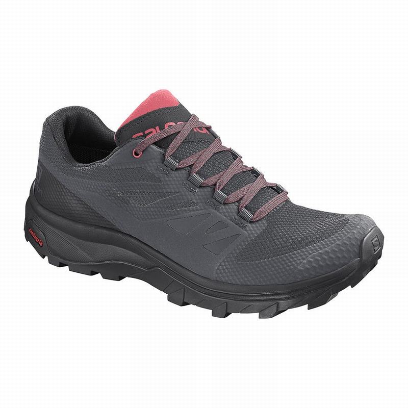 Salomon OUTLINE GORE-TEX Zapatillas Trekking Mujer - Azules Oscuro / Negras - Colombia (18605-ZDNX)